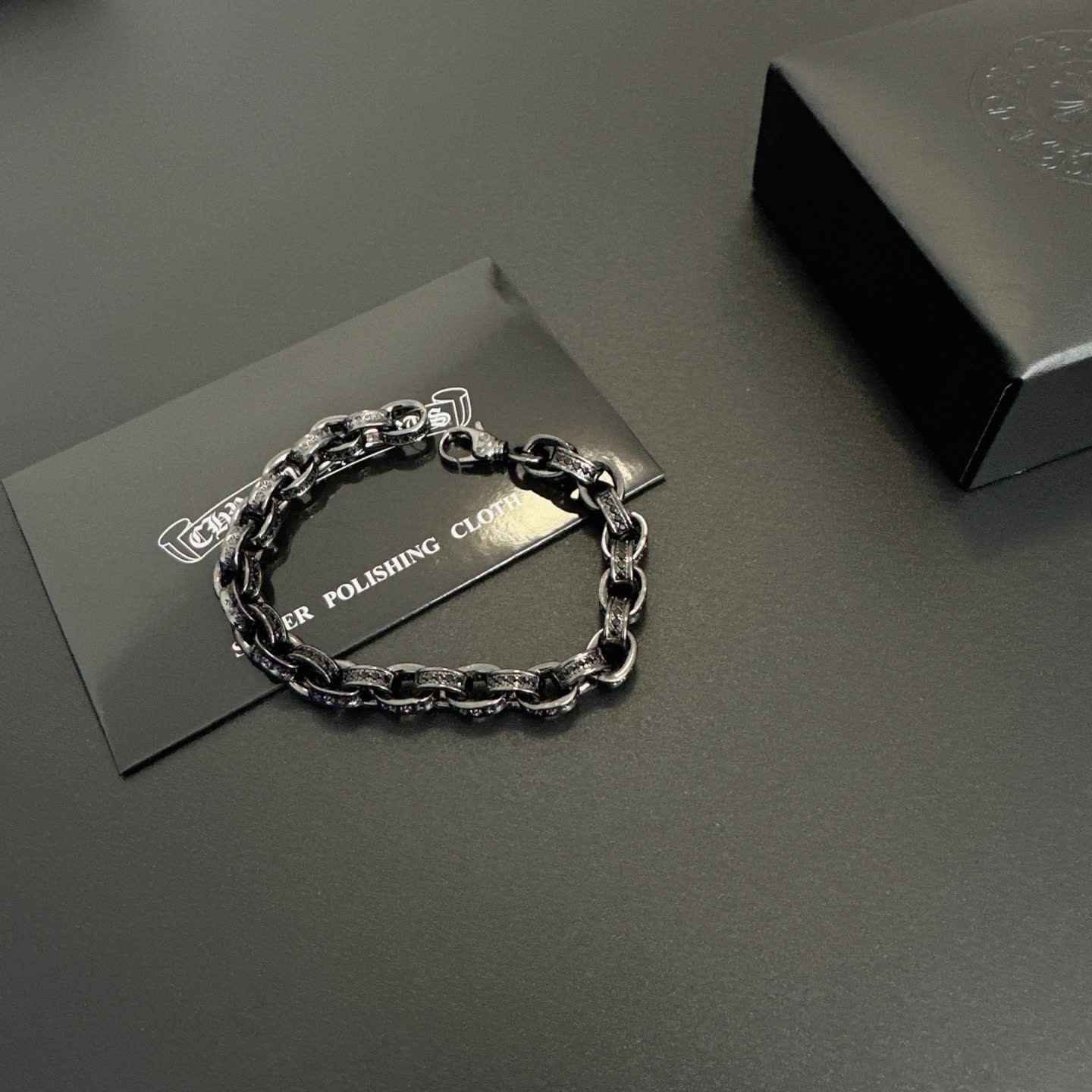 Chrome Hearts Silver Chain Bracelet